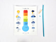 Load image into Gallery viewer, Persian / Farsi Interactive Weather Chart