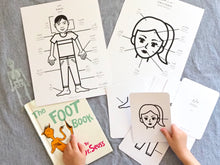 Load image into Gallery viewer, Persian / Farsi Body Parts Learning Set
