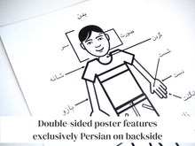 Load image into Gallery viewer, Persian / Farsi Body Parts Learning Set