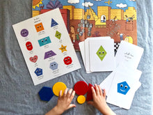 Load image into Gallery viewer, Persian / Farsi Shapes Learning Set