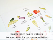 Load image into Gallery viewer, Persian / Farsi Vegetable Learning Set