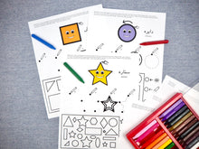 Load image into Gallery viewer, Persian / Farsi Shape Activities Digital Download - Preschool Pack