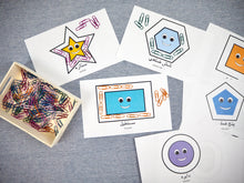 Load image into Gallery viewer, Persian / Farsi Shape Activities Digital Download - Preschool Pack