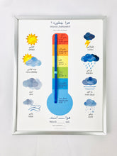 Load image into Gallery viewer, Persian / Farsi Interactive Weather Chart
