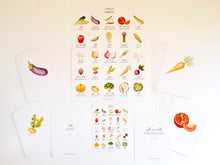 Load image into Gallery viewer, Persian / Farsi Vegetable Learning Set
