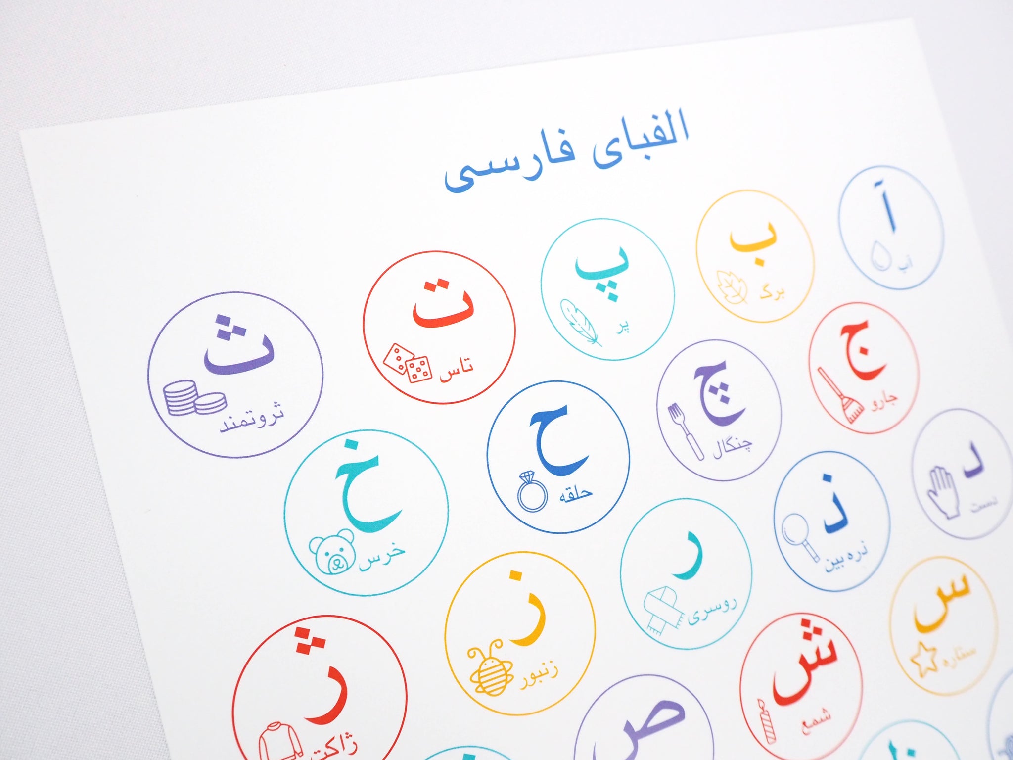 Persian / Farsi Alphabet Learning Set – Little Persian
